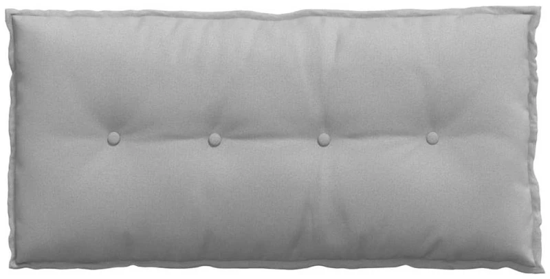 vidaXL Μαξιλάρι Πλάτης Σκίουρος Γκρί 100 x 19 x 50 εκ ύφασμα