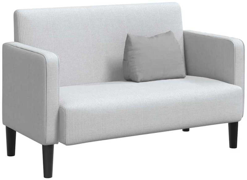 vidaXL Μαξιλάρι Πλάτης Σκίουρος Γκρί 45 x 20 x 35 εκ. ύφασμα
