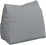 vidaXL Μαξιλάρι Πλάτης Ανοιχτό γκρι 60 x 20 x 50 εκ. ύφασμα