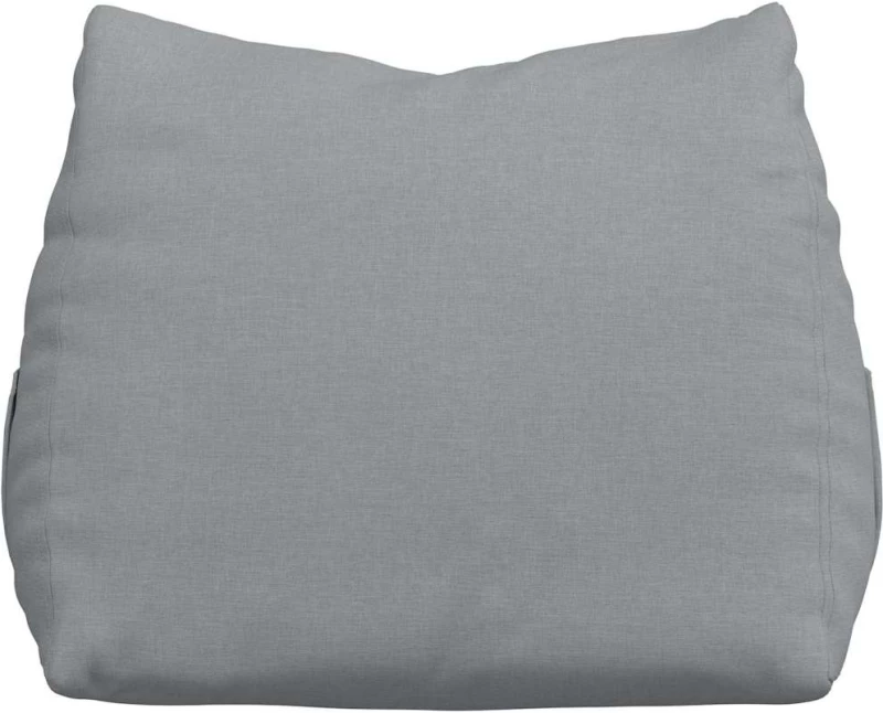 vidaXL Μαξιλάρι Πλάτης Ανοιχτό γκρι 60 x 20 x 50 εκ. ύφασμα