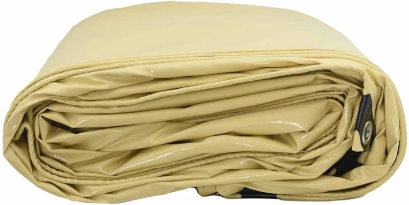 vidaXL Τέντα 650g / m² Μπεζ 3 x 5 m Καμβάς με επικάλυψη PVC