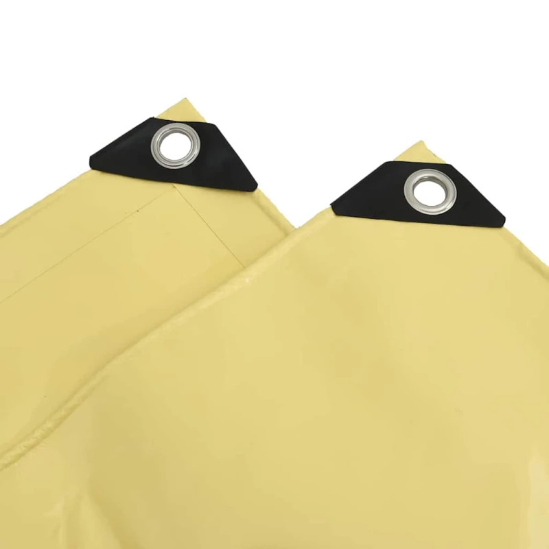 vidaXL Τέντα 650g / m² Μπεζ 3 x 5 m Καμβάς με επικάλυψη PVC