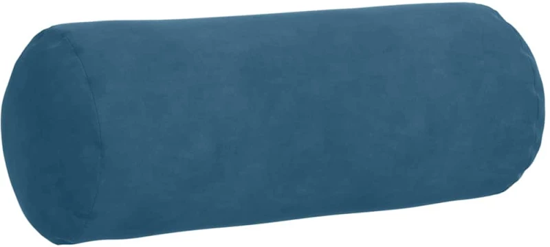 vidaXL Μαξιλάρια Στήριγμα 2 pcs Μπλε Ø 15 x 40 εκ Υφασμάτινο Κορντουρά