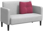 vidaXL Μαξιλάρι Πλάτης Κόκκινο 60 x 24 x 50 εκ Βελούδο