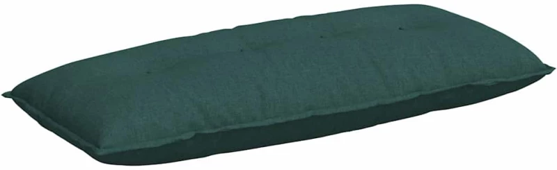 vidaXL Μαξιλάρι Πλάτης Σκούρο Πράσινο 120 x 19 x 50 εκ ύφασμα