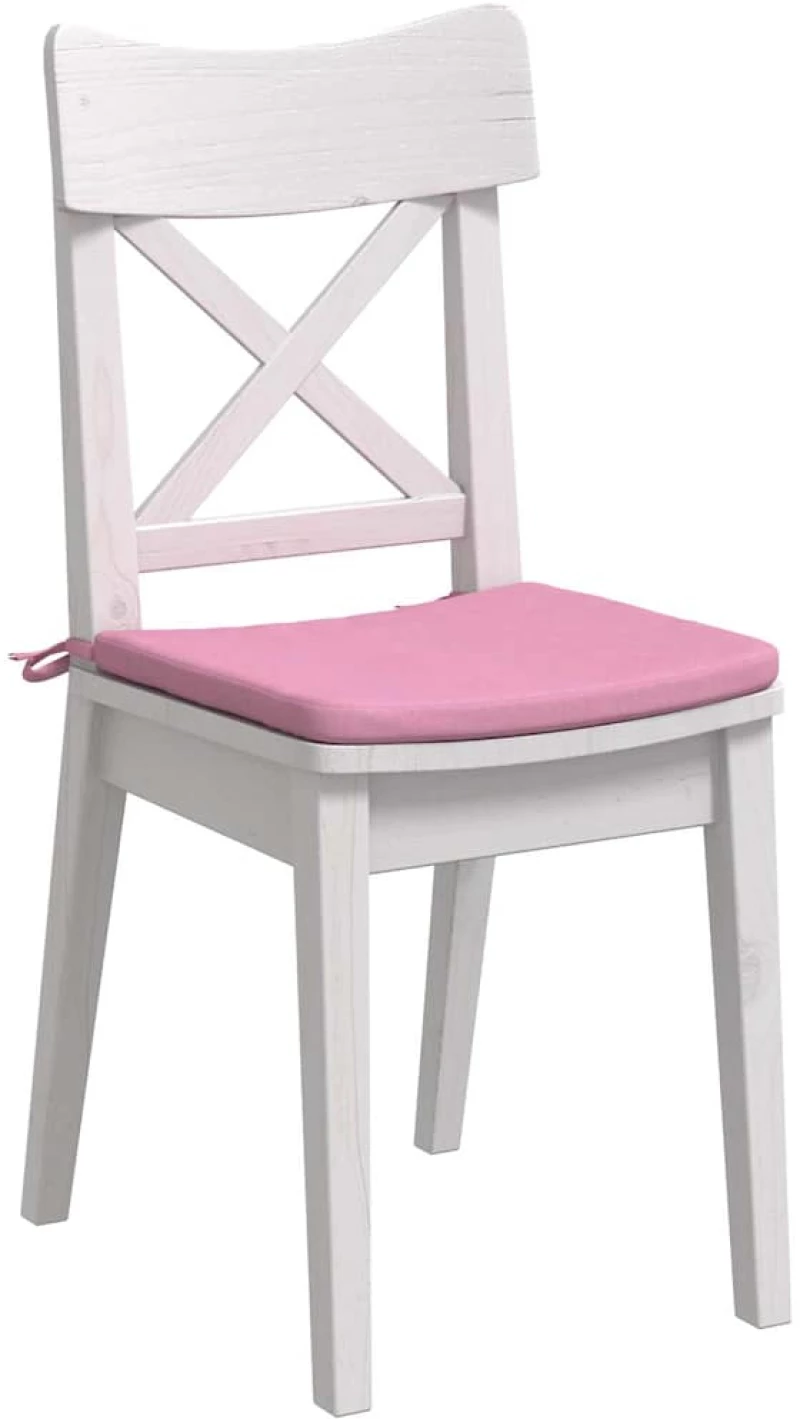 vidaXL Μαξιλάρια καθισμάτων 4 pcs Ροζ 40 x 40 x 3 cm ύφασμα