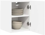 vidaXL Κρεμαστό ντουλάπι με πόρτα Riga 2 pcs Λευκό 30 x 31 x 40 εκ.