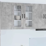 vidaXL Κρεμαστό ντουλάπι κουζίνας Σκυρόδεμα Γκρι 80 x 31 x 80 εκ.