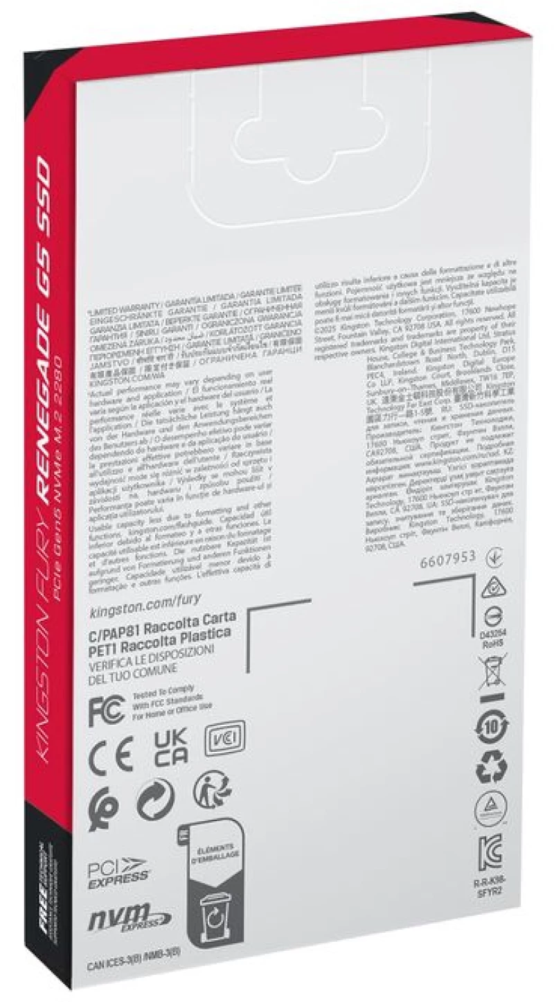 Σκληρός δίσκος Kingston SFYR2D/8T1