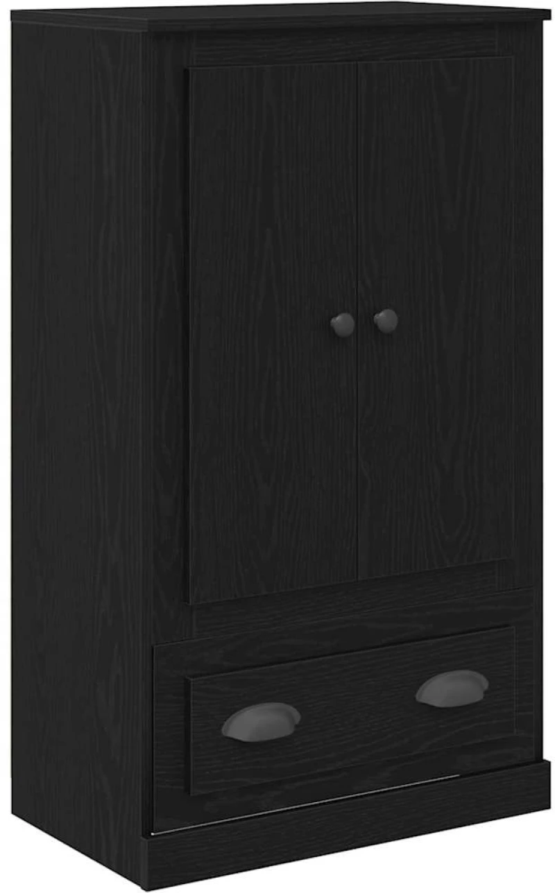 vidaXL Highboard Μαύρη Οξυά 60 x 35,5 x 103,5 εκ. Επεξεργασμένο ξύλο