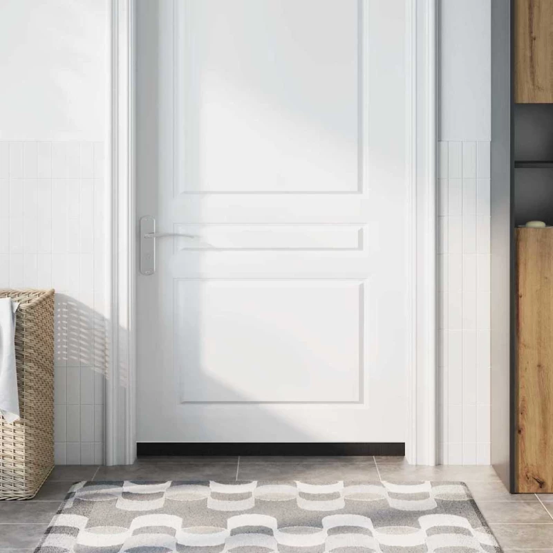 vidaXL Αυτοκόλλητες σφραγίδες πόρτας 2 pcs Λευκό 100 cm