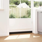 vidaXL Αυτοκόλλητες σφραγίδες πόρτας 2 pcs Μαύρο 100 cm
