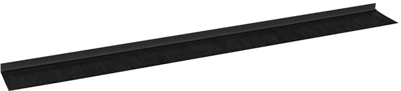 vidaXL Αυτοκόλλητες σφραγίδες πόρτας 2 pcs Μαύρο 100 cm