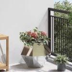 vidaXL Γλάστρα 2 pcs Ασημί 50 x 50 x 40 cm Ανοξείδωτο ατσάλι