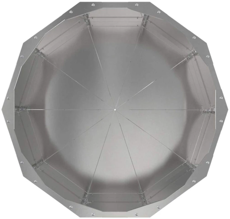 vidaXL Γλάστρα Ασημί 60 x 60 x 50 εκ Ανοξείδωτο ατσάλι