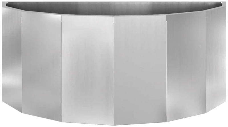 vidaXL Γλάστρα Ασημί 90 x 45 x 35 cm Επικαλυμμένος Χάλυβας