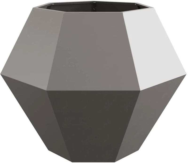 vidaXL Γλάστρα Σκ rusty 100 x 100 x 80 εκ Ατσάλι Σκληρυθέν στον Αέρα