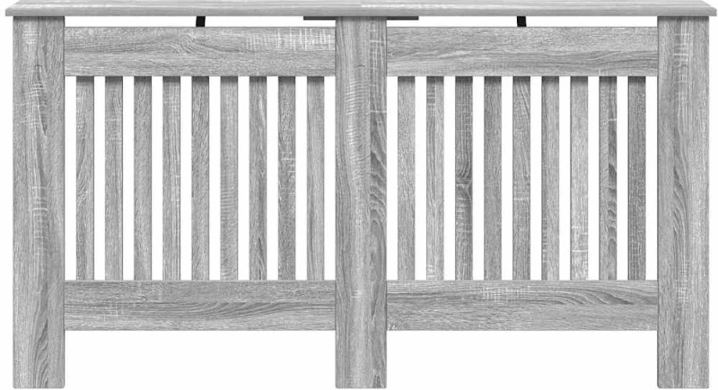 vidaXL Καπάκι Καλοριφέρ Γκρίζο Σονομα 152 x 19 x 81,5 cm