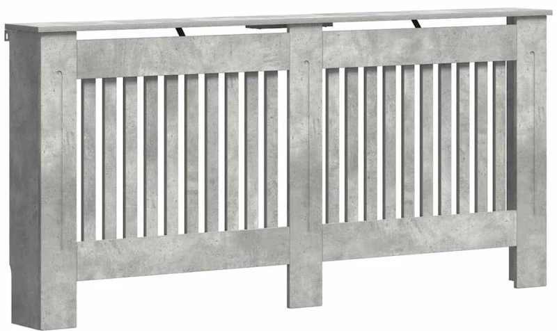 vidaXL Καπάκι Καλοριφέρ Σκυρόδεμα Γκρι 172 x 19 x 81,5 cm