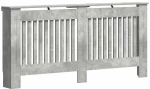 vidaXL Καπάκι Καλοριφέρ Σκυρόδεμα Γκρι 172 x 19 x 81,5 cm