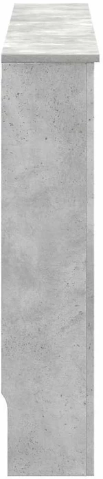vidaXL Καπάκι Καλοριφέρ Σκυρόδεμα Γκρι 172 x 19 x 81,5 cm