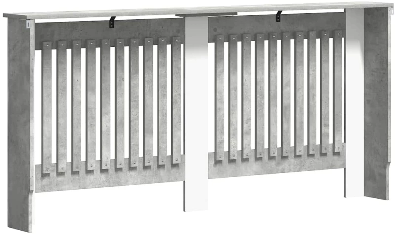 vidaXL Καπάκι Καλοριφέρ Σκυρόδεμα Γκρι 172 x 19 x 81,5 cm