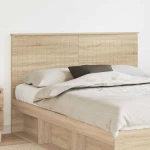 vidaXL Κεφαλάρι με κεφαλάρι Δρύς Sonoma 150 cm Επεξεργασμένο ξύλο