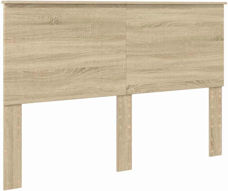 vidaXL Κεφαλάρι με κεφαλάρι Δρύς Sonoma 150 cm Επεξεργασμένο ξύλο