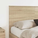 vidaXL Κεφαλάρι με κεφαλάρι Δρύς Sonoma 150 cm Επεξεργασμένο ξύλο