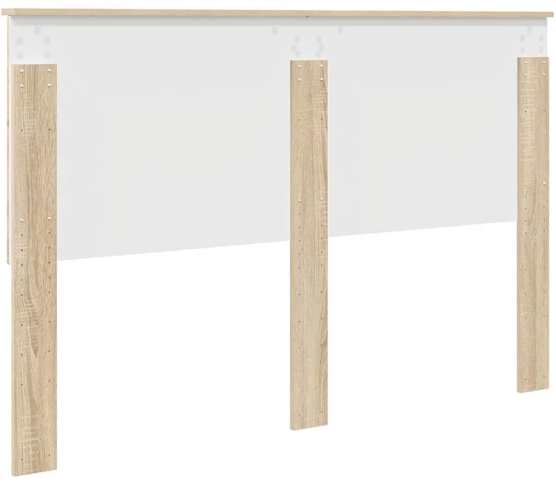 vidaXL Κεφαλάρι με κεφαλάρι Δρύς Sonoma 150 cm Επεξεργασμένο ξύλο
