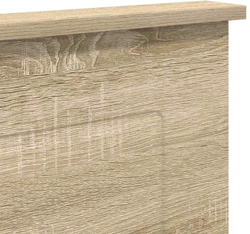 vidaXL Κεφαλάρι με κεφαλάρι Δρύς Sonoma 150 cm Επεξεργασμένο ξύλο