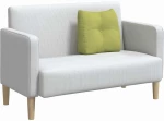 vidaXL Μαξιλάρι Πλάτης Ανοιχτό Πράσινο 45 x 24 x 50 εκ ύφασμα