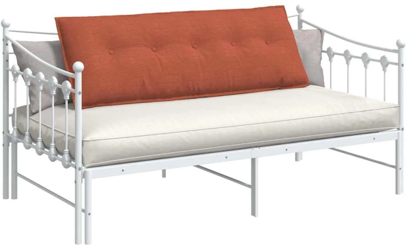 vidaXL Μαξιλάρι Πλάτης Κόκκινο Πορτοκαλί 140 x 50 cm