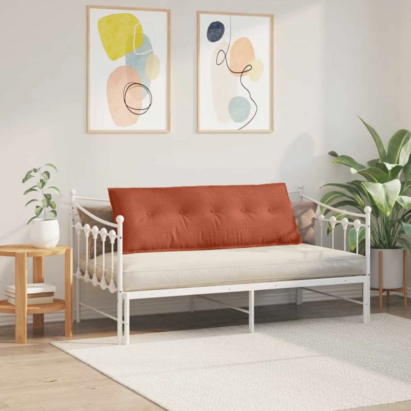 vidaXL Μαξιλάρι Πλάτης Κόκκινο Πορτοκαλί 140 x 50 cm