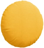vidaXL Μαξιλάρια καθισμάτων 2 pcs Απαλό Κίτρινο Ø 60 cm