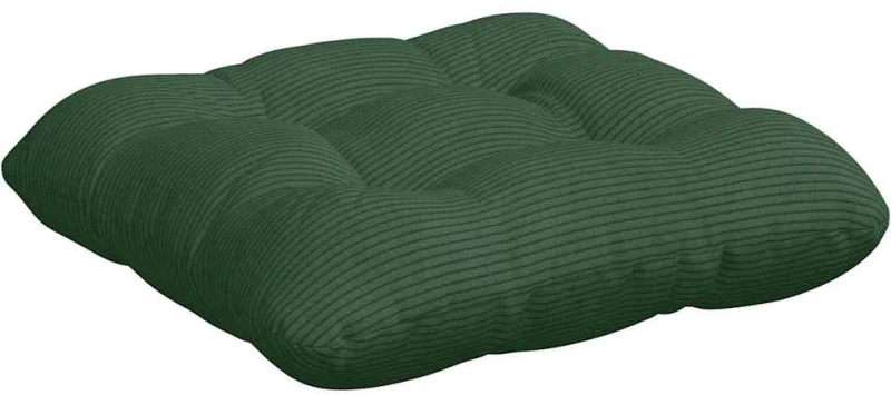 vidaXL Μαξιλάρια καθισμάτων 4 pcs Σκούρο Πράσινο 40 x 40 cm