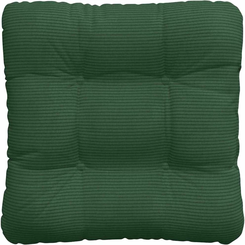 vidaXL Μαξιλάρια καθισμάτων 4 pcs Σκούρο Πράσινο 40 x 40 cm