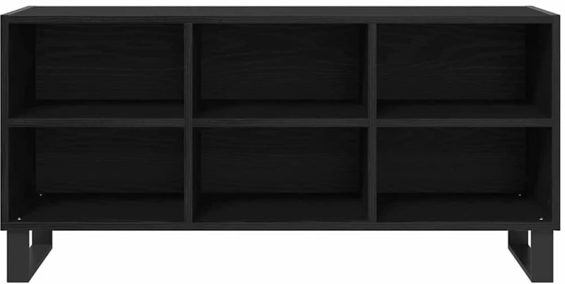 vidaXL Ντουλάπι TV Μαύρη Οξυά 103,5 x 30 x 50 εκ Επεξεργασμένο ξύλο