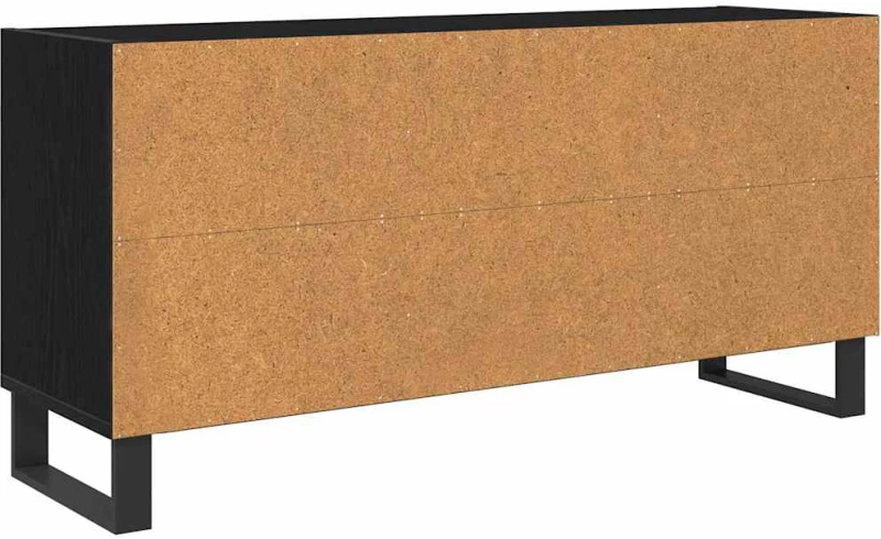 vidaXL Ντουλάπι TV Μαύρη Οξυά 103,5 x 30 x 50 εκ Επεξεργασμένο ξύλο