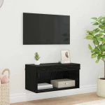 vidaXL Ντουλάπι TV Μαύρη Οξυά 60 x 30 x 30 cm Επεξεργασμένο ξύλο