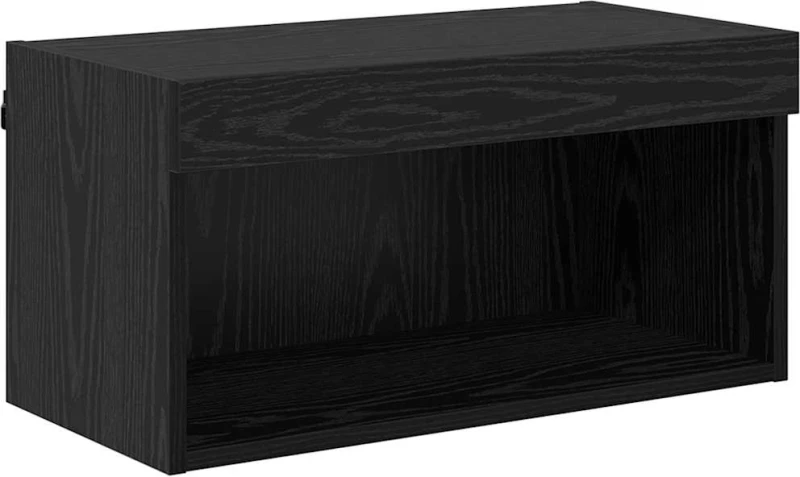 vidaXL Ντουλάπι TV Μαύρη Οξυά 60 x 30 x 30 cm Επεξεργασμένο ξύλο