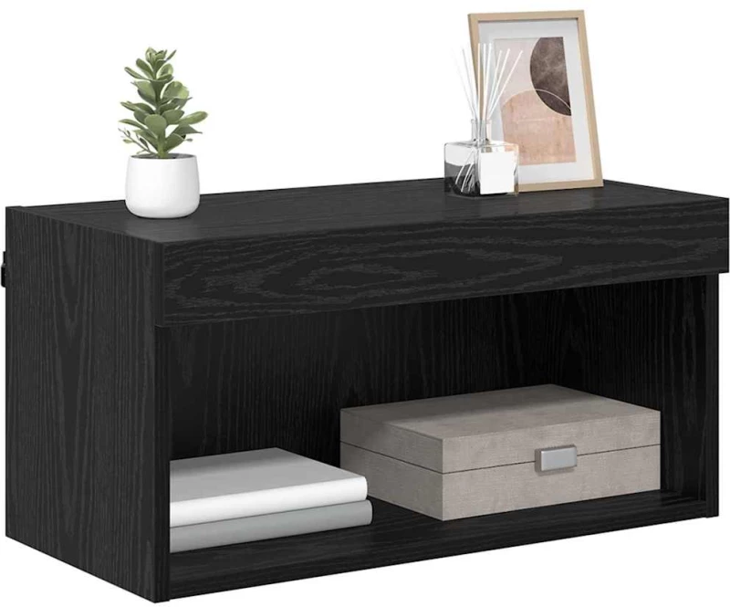 vidaXL Ντουλάπι TV Μαύρη Οξυά 60 x 30 x 30 cm Επεξεργασμένο ξύλο