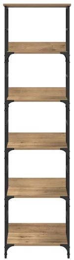 vidaXL Ράφι Βιβλίων Artisan Oak 50 x 33 x 188,5 εκ Επεξεργασμένο ξύλο