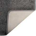 vidaXL Δερμάτινο Χαλί Γκρι 100 x 200 cm 100% Πολυπροπυλένιο Τούφτα