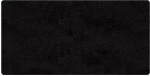 vidaXL Δερμάτινο Χαλί Μαύρο 100 x 200 cm 100% Πολυπροπυλένιο Τούφτα