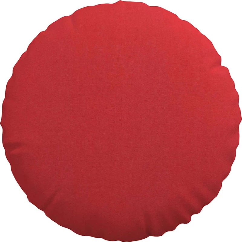 vidaXL Μαξιλάρια καθισμάτων 2 pcs Κόκκινο Ø40 x 13 εκ ύφασμα