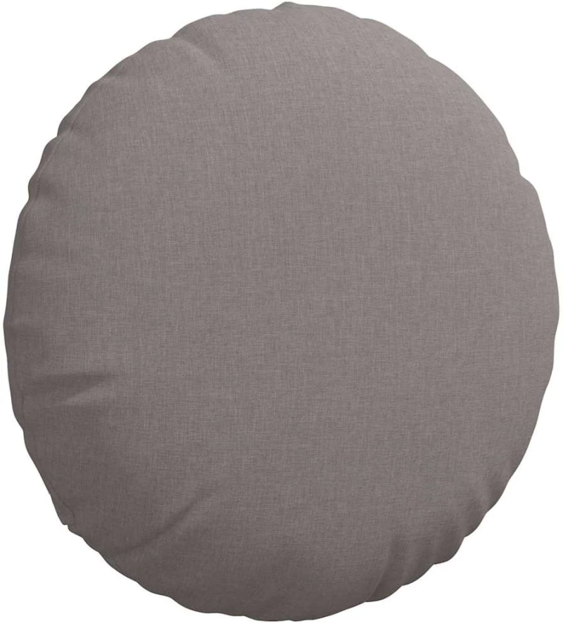 vidaXL Μαξιλάρια καθισμάτων 2 pcs Taupe Ø50 x 19 εκ ύφασμα