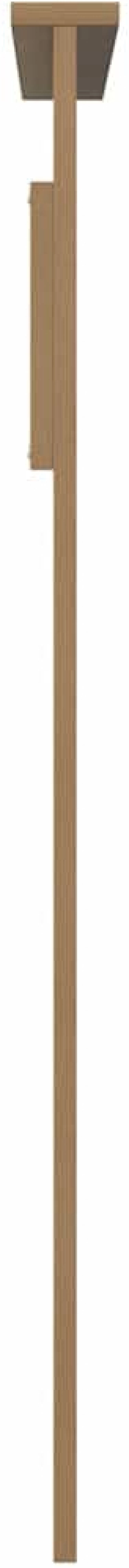 vidaXL Κεφαλάρι με κεφαλάρι Artisan Oak 100 cm Επεξεργασμένο ξύλο