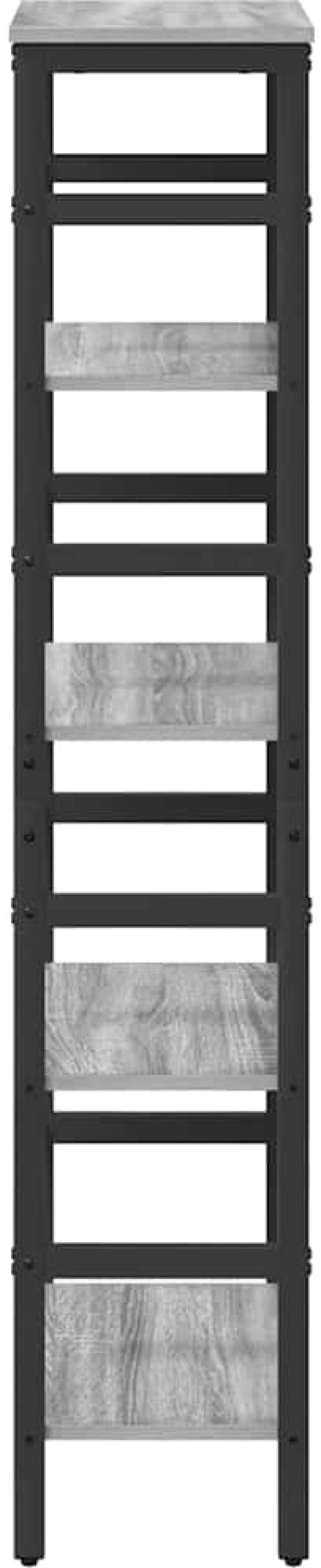 vidaXL Ράφι Βιβλίων Γκρίζο Σονομα 40 x 29,5 x 149 εκ