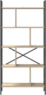 vidaXL Ράφι Βιβλίων Δρύς Sonoma 75 x 30 x 156 εκ. Επεξεργασμένο ξύλο